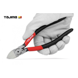 Кусачки бокорезы 160 мм TAJIMA Premium CrV для пластика плоские губки (1204-2047)