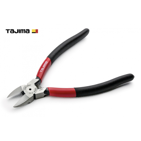 Кусачки бокорезы 160 мм TAJIMA Premium CrV для пластика плоские губки (1204-2047)