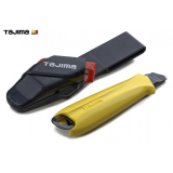 Нож строительный TAJIMA DC-L500YSFBL с выдвижным сегментным 18 мм + кобура (1101-1703)