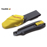 Нож строительный TAJIMA DC-L560BSFBL с выдвижным сегментным 18 мм + кобура (1101-1704)