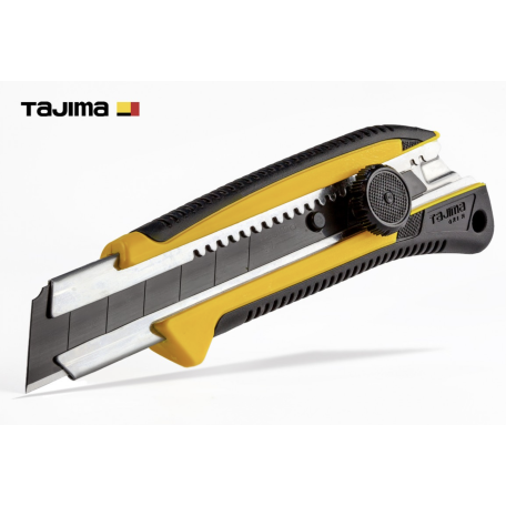 Ніж будівельний TAJIMA LC661B з висувним сегментним лезом 25 мм з гвинтовим фіксатором (1101-0224)