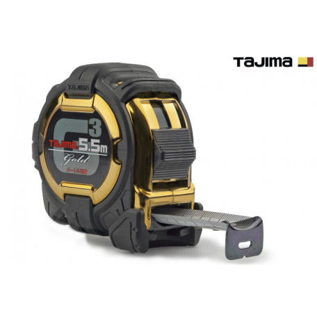 Рулетка строительная TAJIMA G3 LOCK G3GL25-55BL ударопрочная 5,5 м (1001-1663)