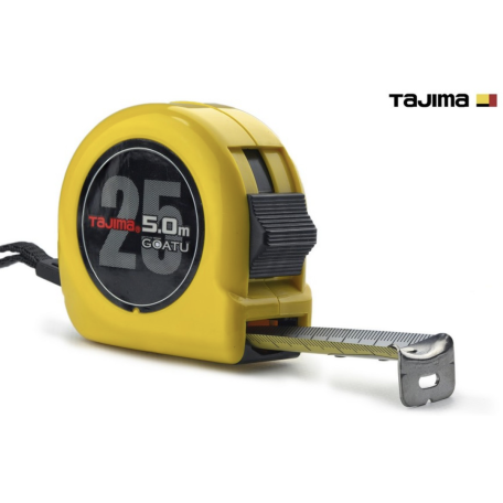 Рулетка строительная TAJIMA GOATU HI LOCK L25-50 5 м (1001-2439)