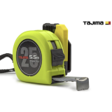 Рулетка будівельна TAJIMA SUPER L25-55 5,5 м водостійка з тримачем на ремінь (1001-2530)
