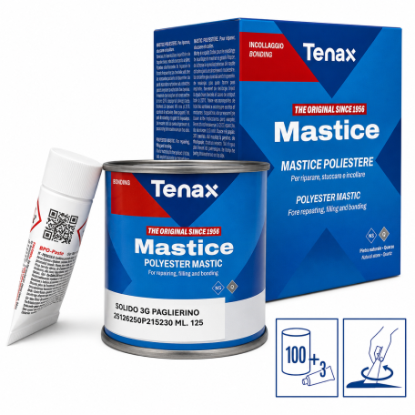 Клей-мастика для камня Tenax Solido 3G Paglierino светло-бежевый, 125 мл (TENAX125P)