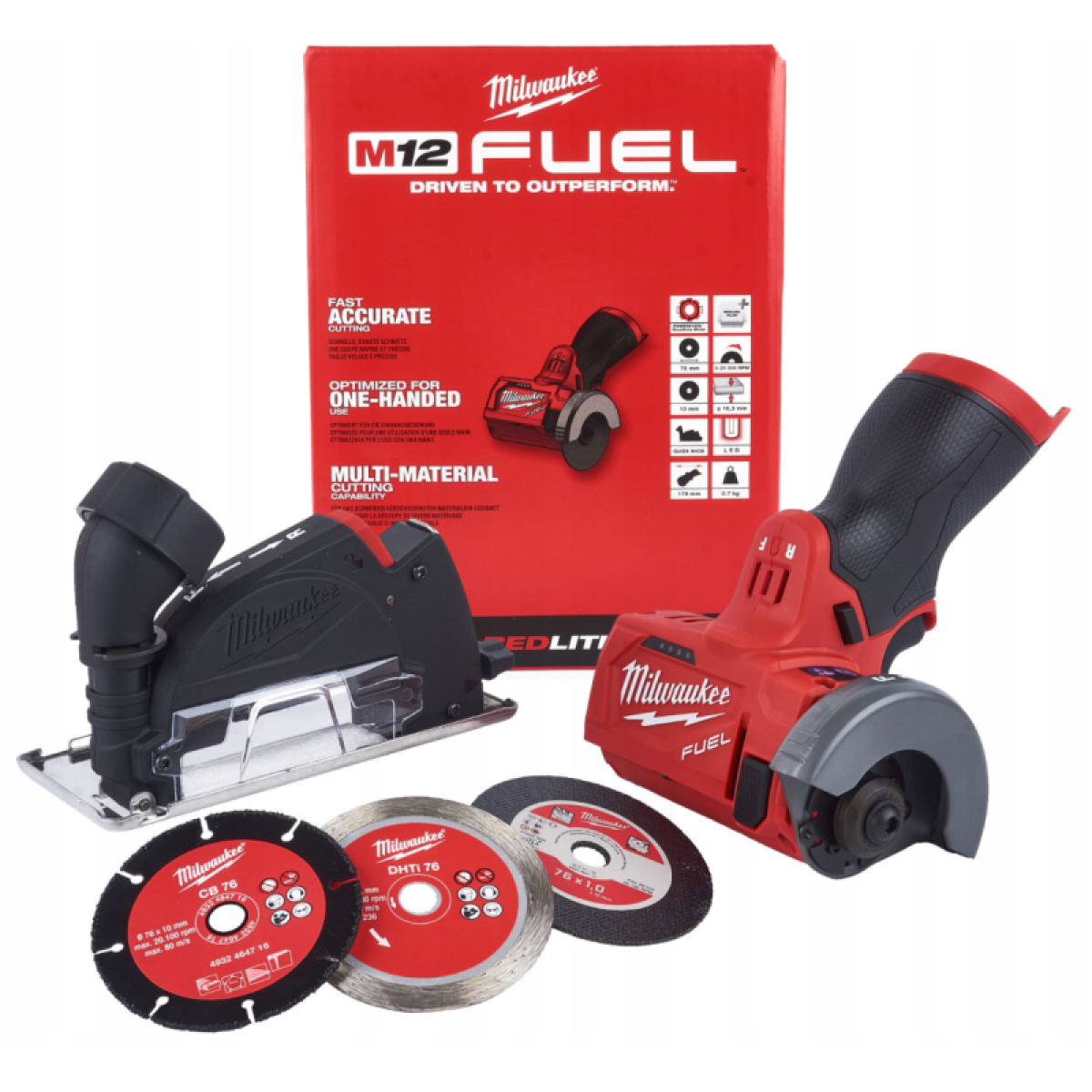 Акумуляторна відрізна машина Milwaukee M12 FCOT-0 (4933464618)