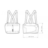 Пояс для поддержания спины ToughBuilt GelFit™ TB-45G-L (TB-45G-L-BEA)