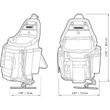 Строительная поясная сумка TOUGHBUILT 133х190х295 мм (TB-CT-34-BEA)