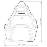 Строительная поясная сумка TOUGHBUILT 150 х 114 х 200 мм (TB-CT-25)