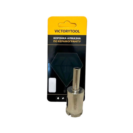 Алмазная коронка VICTORYTOOL 22 мм, под дрель (v022)