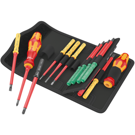 Отвертка с сменными насадками WERA Kraftform Kompakt VDE 17 Universal 1 Tool Finder (05006611001)