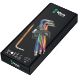 Набір Г-подібних ключів WERA, 3950/9 Hex-Plus Multicolour Stainless 1, метрична, нержавіюча сталь (05022669001)