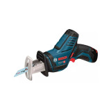 Аккумуляторная сабельная пила Bosch GSA 12V-14 Professional с 1 акб GBA 12V 2 Ah, з/у GAL 12V-40 и 2 полотнами, в картоне (0615990M3Z)