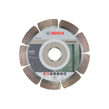 Диск діамантовий по бетону Bosch 125x22,23x1,6 (10 шт) (2608603240)