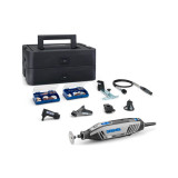 Багатофункціональний інструмент Dremel 4250 Platinum з 6 насадками та 128 аксесуарами в кейсі (F0134250JS)