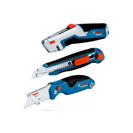 Набор строительных ножей Bosch Professional, 3 шт (1600A027M4)