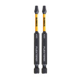 Набір біт DeWALT IMPACT TORSION T20, 89 мм, 2 шт ((DT70568T)