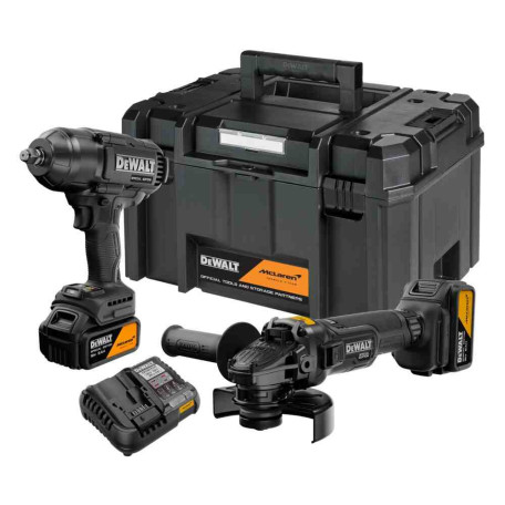 Набір із двох бездротових безщіткових інструментів McLaren F1 DeWALT (DCK2225MP2T)