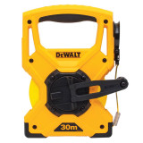 Рулетка измерительная FIBREGLASS длиной 30 м, шириной 19 мм, лента со стекловолокном DeWALT (DWHT34218-0)