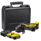 Шлифмашина угловая аккумуляторная бесщеточная STANLEY FATMAX (SFMCG700M2K)