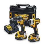 Набір з двох інструментів безщіткових DeWALT (DCK268P2T)