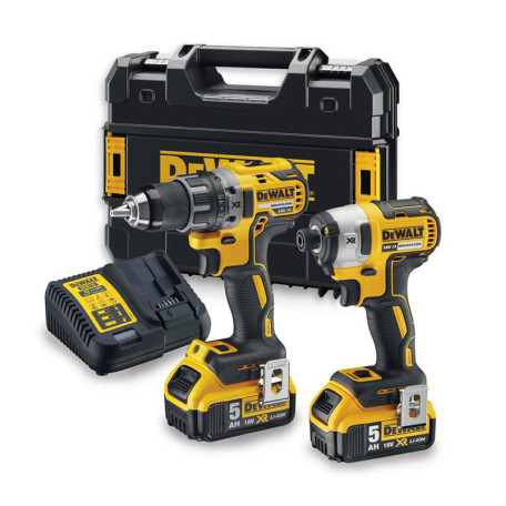 Набір з двох інструментів безщіткових DeWALT (DCK268P2T)