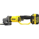 Шлифмашина угловая аккумуляторная - болгарка аккумуляторная STANLEY FATMAX SFMCG400M2K