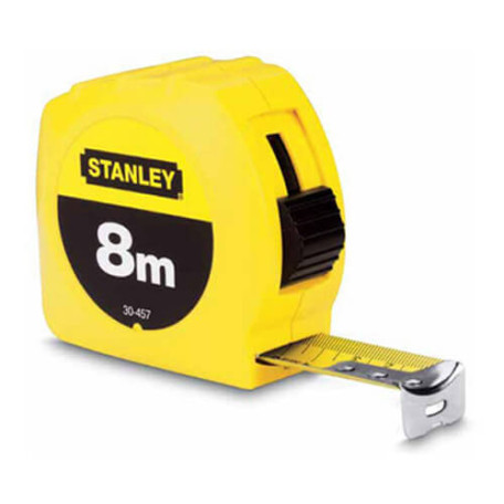 Рулетка измерительная GLOBAL TAPE длиной 8 м х 25 мм, в пластмассовом корпусе STANLEY (0-30-457)