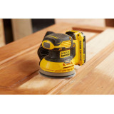 Шліфмашина ексцентрикова акумуляторна безщіткова STANLEY FATMAX SFMCW220D1S