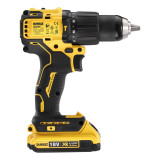 Дрель-шуруповерт аккумуляторная безщеточная ударная DeWALT DCD709D2T
