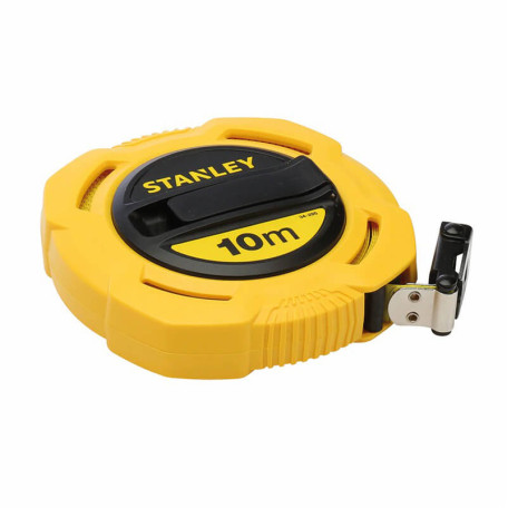 Рулетка измерительная FIBERGLASS длиной 10 м, шириной 12,7 мм, в пластмассовом корпусе STANLEY (0-34-295)