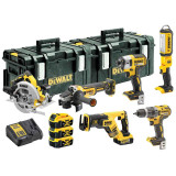 Набор из шести бесщеточных инструментов DeWALT DCK623P3