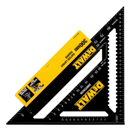 Угольник для кровельных работ, металлический, размером 300 х 300 мм DeWALT (DWHT25228-0)