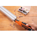 Аккумуляторный многофункциональный инструмент (гравер) BLACK+DECKER (BCRT8I)