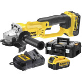 Кутова акумуляторна шліфувальна машина DeWALT (DCG412M2)
