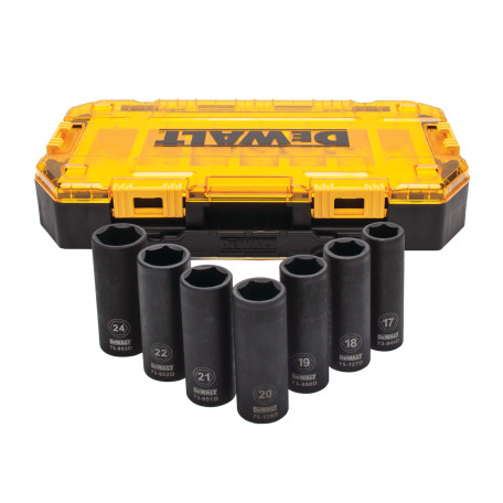 Набір ударних торцевих головок DeWALT, 1/2, 7 предметів (DWMT74737-0)