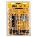 Набір перових свердлів DeWALT Black&Gold 12/16/18/20/22/25/28/32 мм. 8 шт. (DT70750)