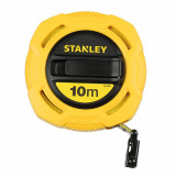 Рулетка измерительная FIBERGLASS длиной 10 м, шириной 12,7 мм, в пластмассовом корпусе STANLEY (0-34-295)
