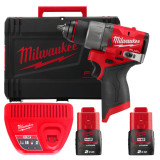 Дрель-шуруповёрт аккумуляторная бесщёточная MILWAUKEE M12 FDD2-202X (45 Нм) + кейс (4933479873)
