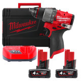 Аккумуляторная ударная дрель-шуруповерт Milwaukee M12 FPD2-402 (4933479869)