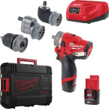 Дриль-шуруповерт акумуляторна ударна безщіткова MILWAUKEE M12 FPDXKIT-202X FUEL™ (37 Нм, 6-в-1) (4933464138)