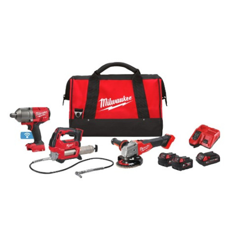 Набор аккумуляторных бесщеточных инструментов MILWAUKEE M18 FPP3AK-523B «АГРО» (4933498576)