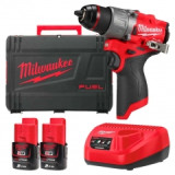 Дрель-шуруповёрт аккумуляторная бесщёточная MILWAUKEE M12 FDD2-202X (45 Нм) + кейс (4933479873)