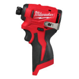 Ударний шуруповерт акумуляторний 1/4'' HEX MILWAUKEE M12 BLIDRC-0 (124Нм) (4933499689)