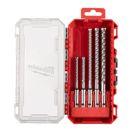 Набор буров SDS-PLUS MX4 MILWAUKEE PACKOUT (5/5/6/7/8 мм) 5 шт. (4932498298)