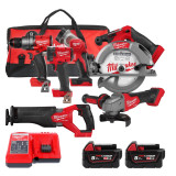 Набор аккумуляторных бесщёточных инструментов MILWAUKEE M18 FPP6H3-502B (4933498659)