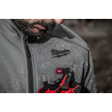 Куртка з підігрівом MILWAUKEE M12 HJGREY5-201, сіра, розмір XXL (4932492956)