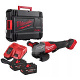 Шлифмашина угловая аккумуляторная бесщёточная MILWAUKEE Ø125мм M18 FHSAGO125VXPDB2-802X (4933493420)