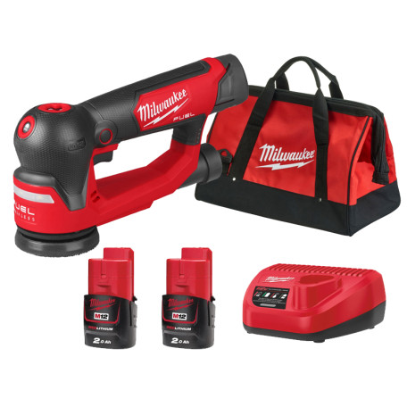 Шлифовальная эксцентриковая машина MILWAUKEE 75 мм M12 FSDR75-202B (4933498233)