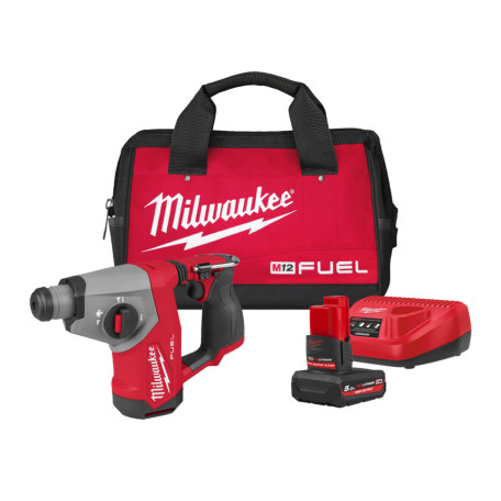 Перфоратор аккумуляторный SDS-PLUS MILWAUKEE M12 FHAC16-501BRF (1,15Дж) (4933500781)